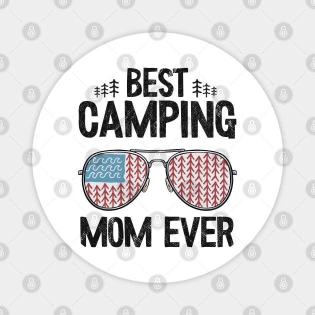 Best Camping Mom Ever Funny Camping Magnet by Kuehni